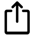 Export, ios, send, share, upload icon - Download on Iconfinder
